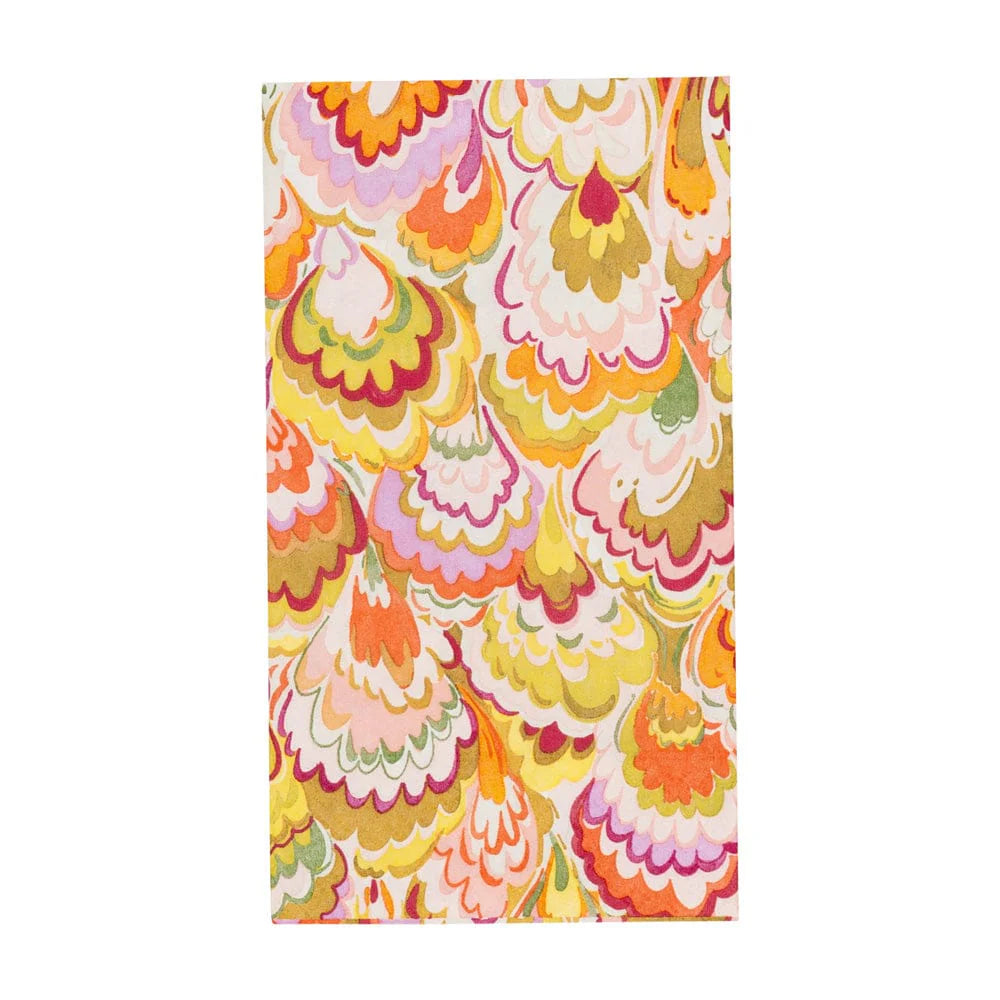 Marbled Ceramica Raspberry Guest Towels