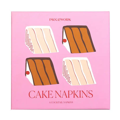 Cake Cocktail Napkins S/4