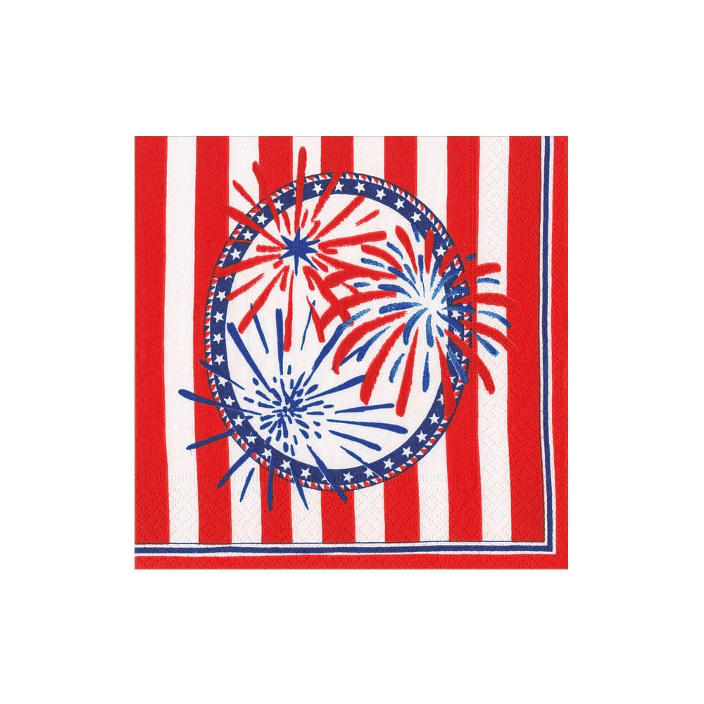 Stars, Stripes & Sparks Cocktail Napkins
