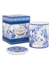 Portus Cale Gold & Blue Candle