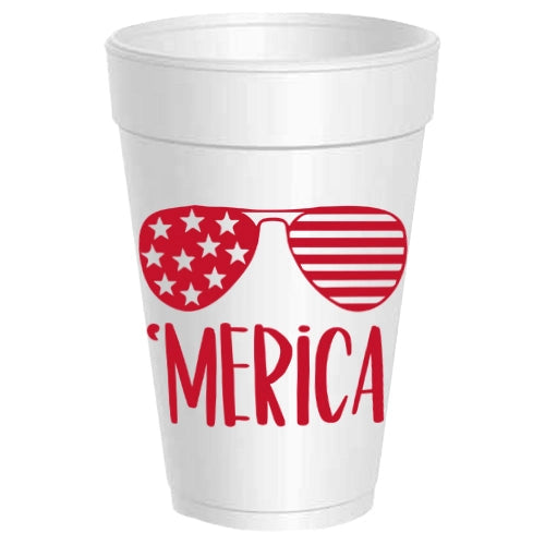 Merica Sunglasses Cups