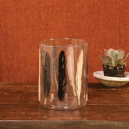 Enameled Feather Hurricane
