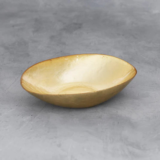 New Orleans Small Oval Bowl Gold