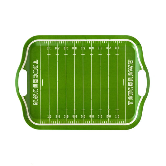 Football Field Bamboo Reusable Tray