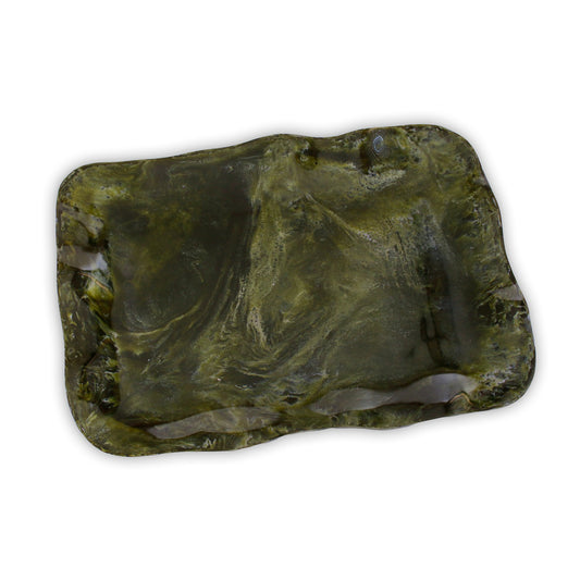 Malachite Extra Large Rectangular Tray