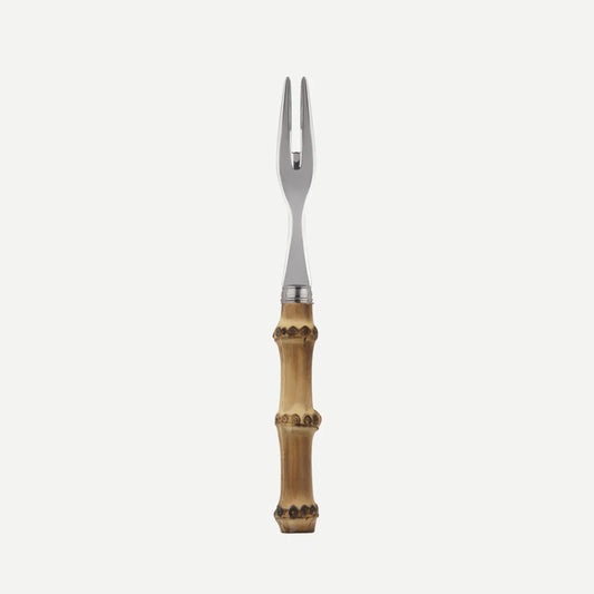 Light Bamboo Cocktail Fork
