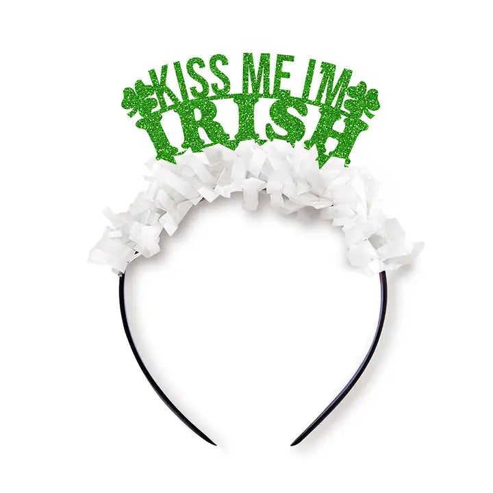 Kiss Me I'm Irish Festive Headband