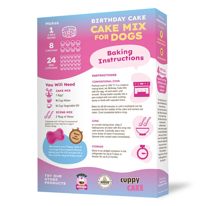 Puppy Cake Mix - Birthday Pupfetti