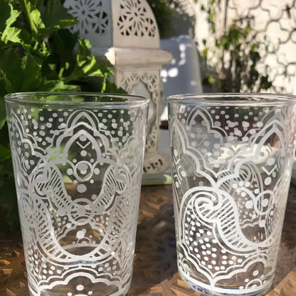 White Tea Glasses S/6