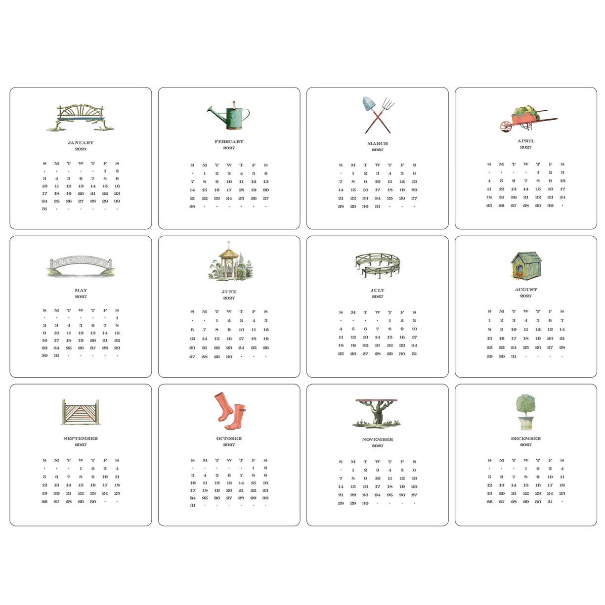 2027 Gardener's Calendar
