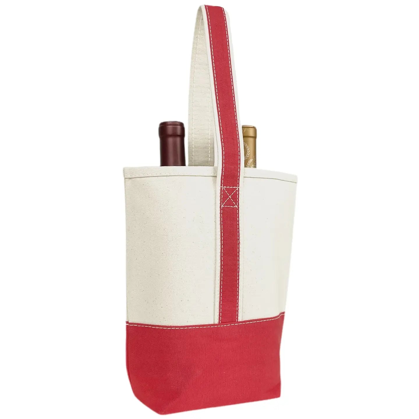 Canvas Wine Tote Bag