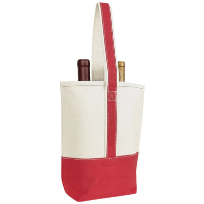 Canvas Wine Tote Bag