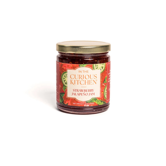 Strawberry Jalapeño Jam - Sweet & Spicy Gourmet Fruit Spread