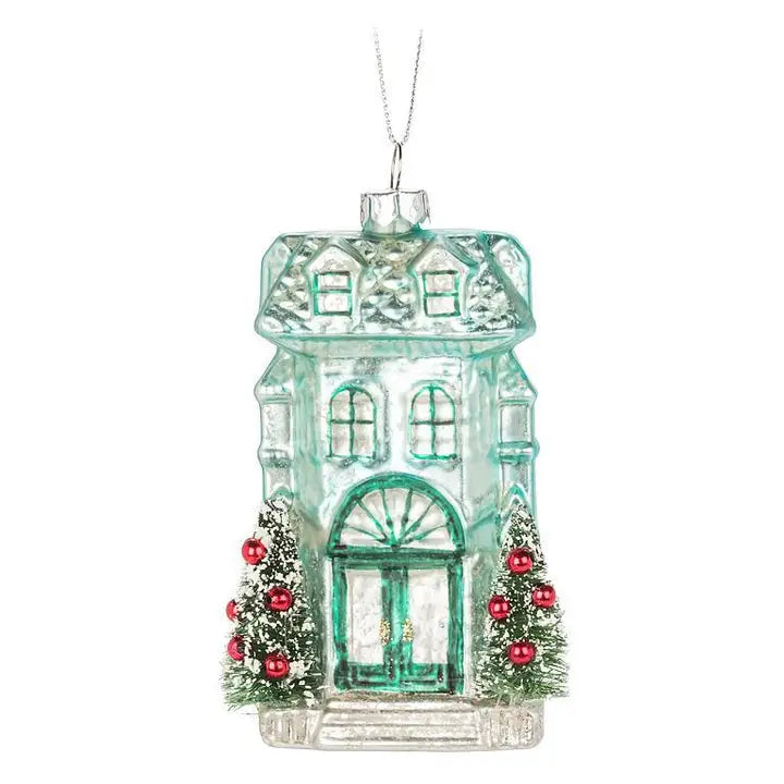 House with Trees Ornament