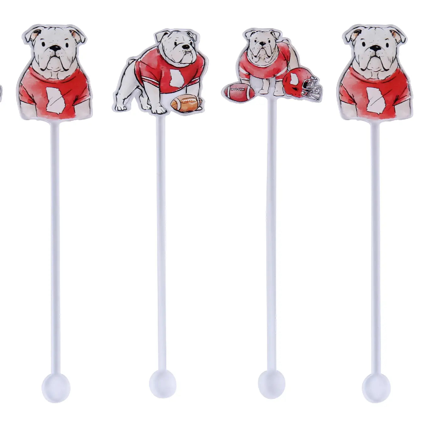 Bulldogs Cocktail Stirrers S/6