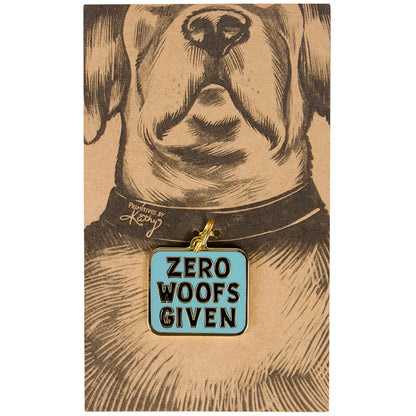 Zero Woofs Given Collar Charm