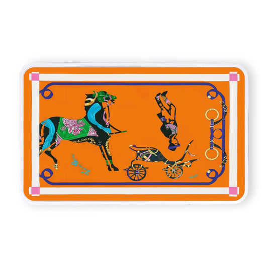 Equestrian Orange Treasure Box