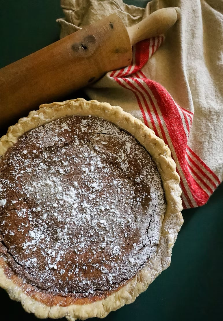 Chocolate Chess Pie - Sweet Kaki's