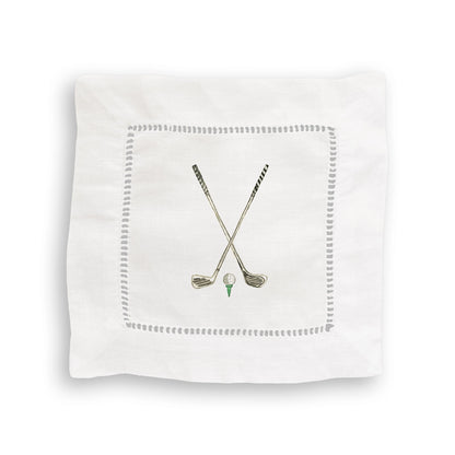 Augusta Mixed Linen Cocktail Napkin Set