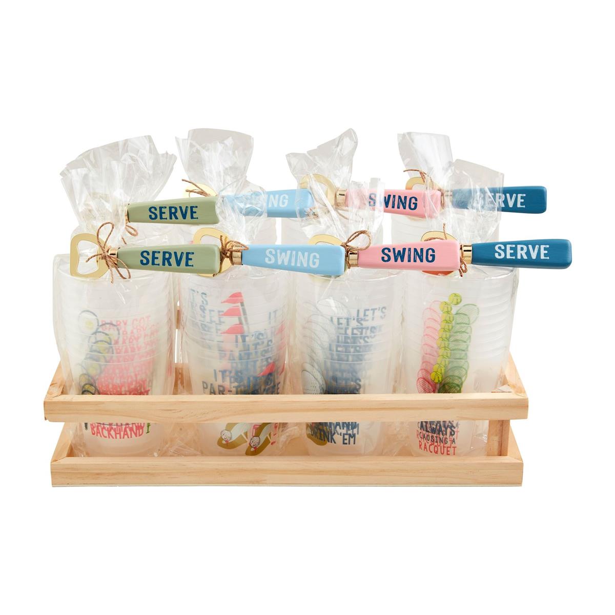 Tennis and Golf Party Cup & Opener Sets