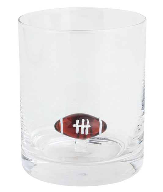 Football Double Old Fashioned Glass