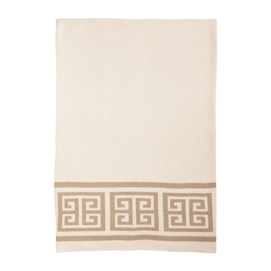 Trim Pattern Greek Key Blanket