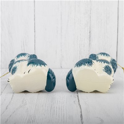 Blue Staffordshire Ornament