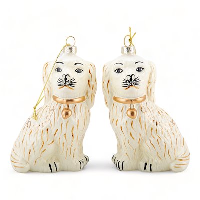 Cream Staffordshire Ornament