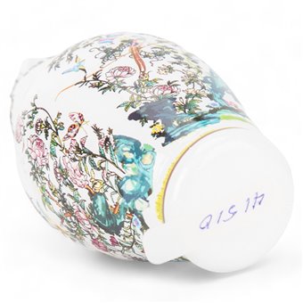 Rose Canton Ginger Jar Ornament