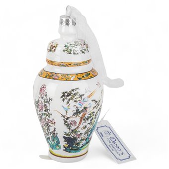 Rose Canton Ginger Jar Ornament