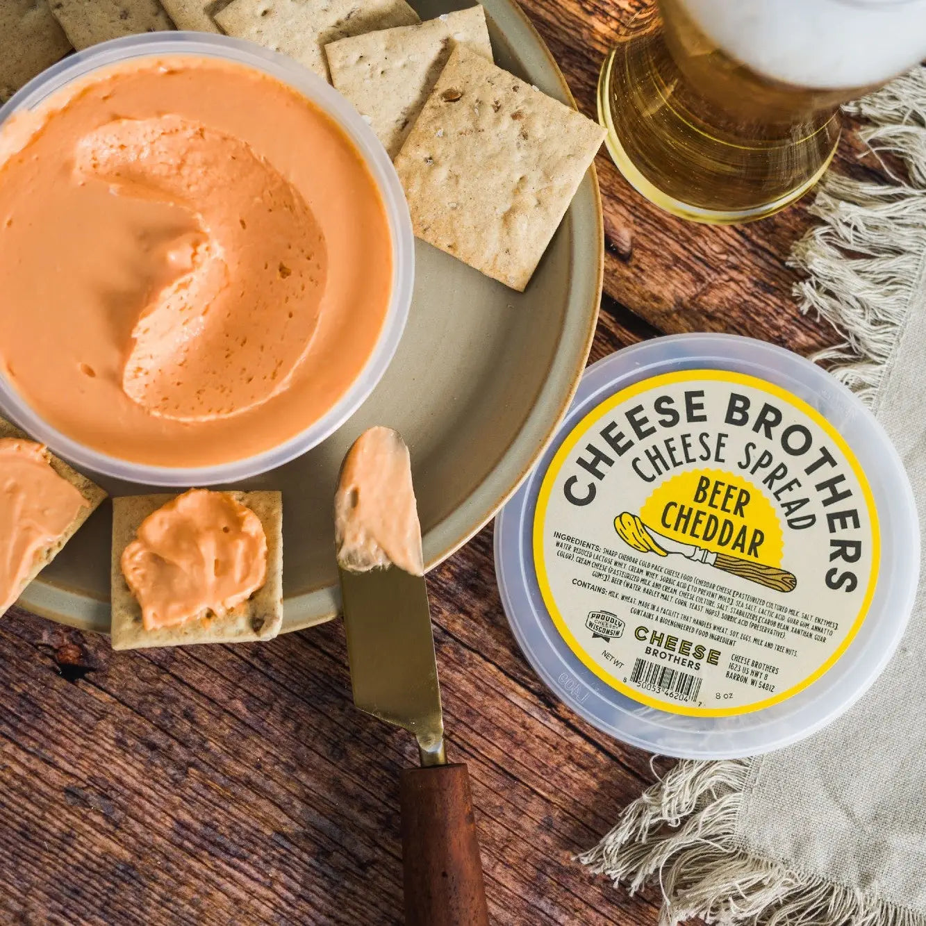 Beer Cheddar Cheese Spread
