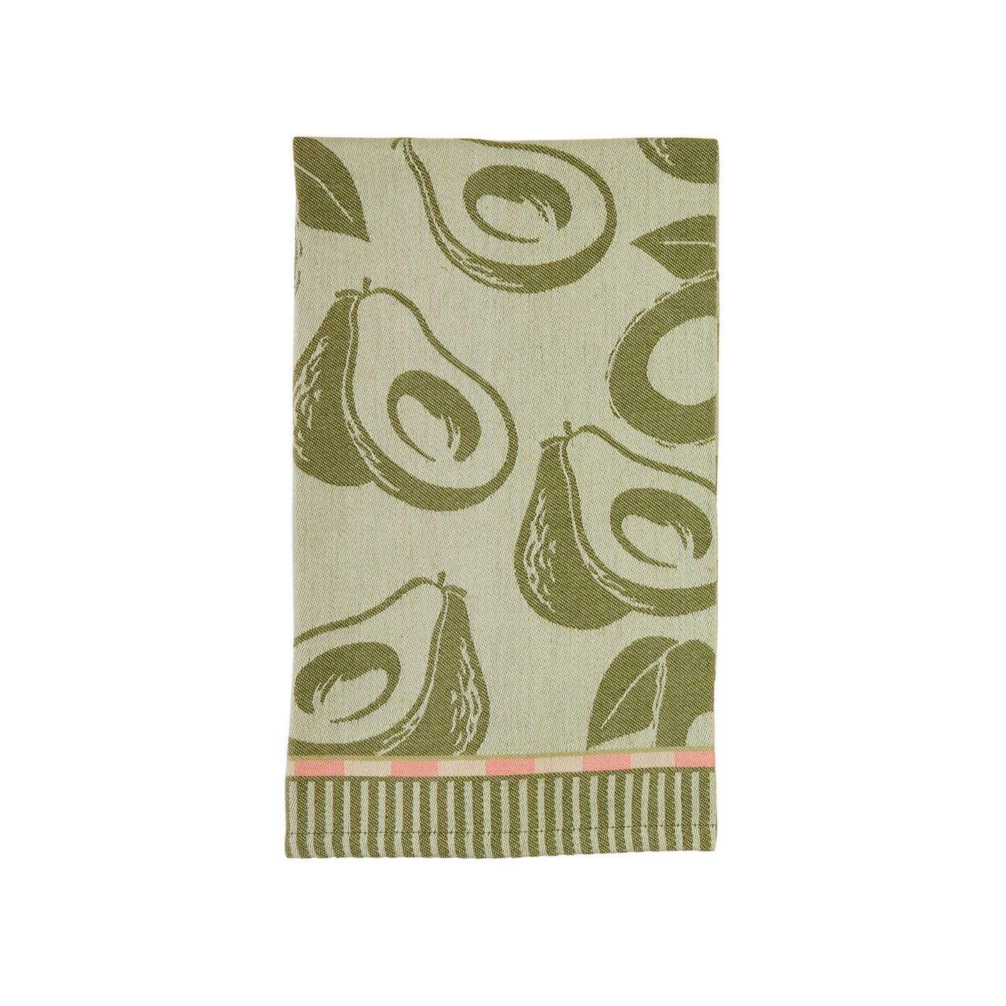 Jacquard Kitchen Towel - Avocado