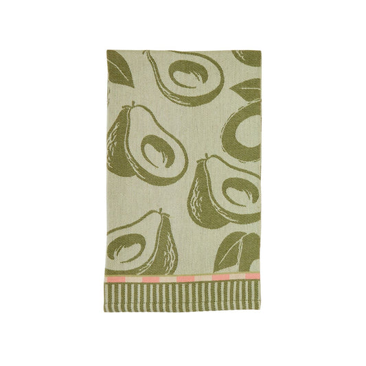 Jacquard Kitchen Towel - Avocado
