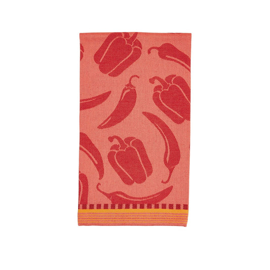 Jacquard Fiesta Towel - Peppers