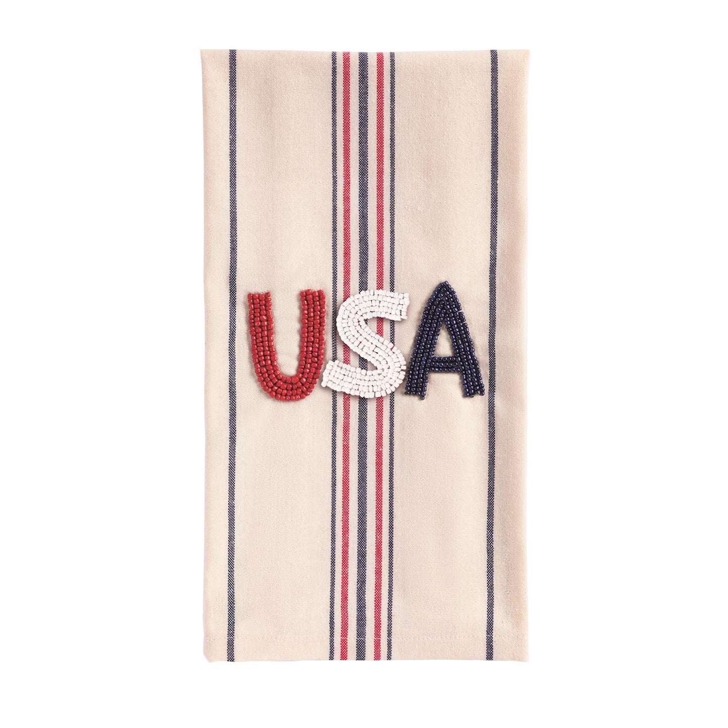 USA Beaded Americana Towel