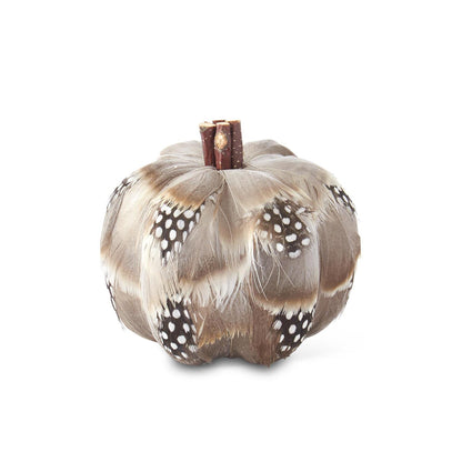 Assorted Feather Pumpkins - 4 Styles