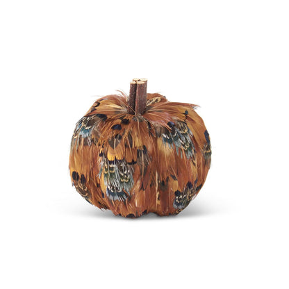 Assorted Feather Pumpkins - 4 Styles