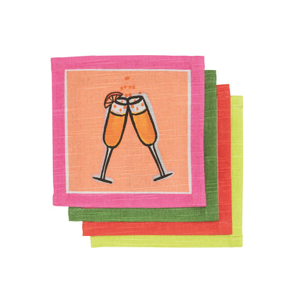 Mimosa Bar Cocktail Napkin Set