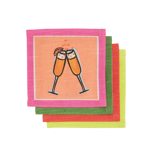 Mimosa Bar Cocktail Napkin Set