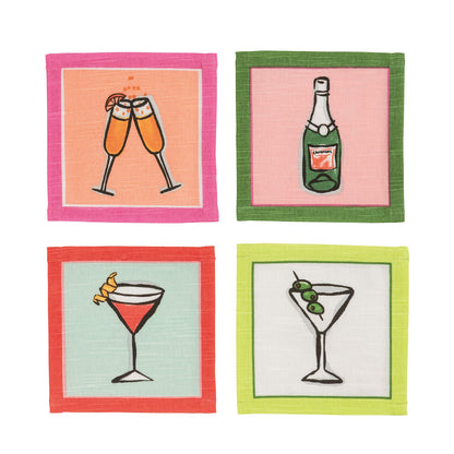 Mimosa Bar Cocktail Napkin Set
