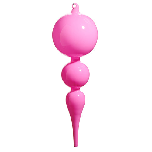 Bright Pink Finial Ornament