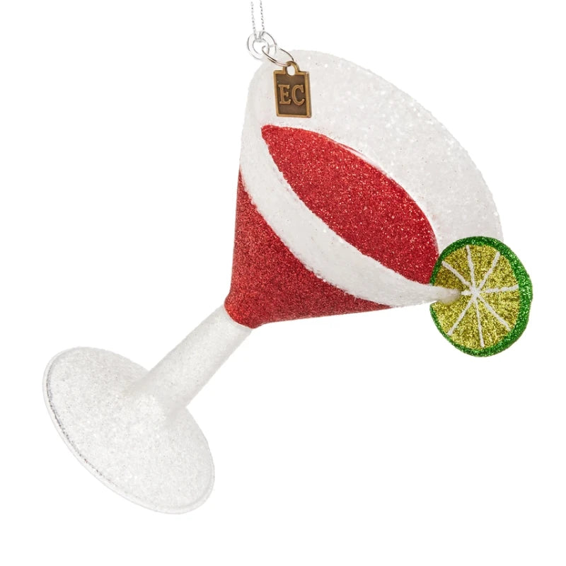 EC Glitter Pop Cosmo Cocktail Ornament