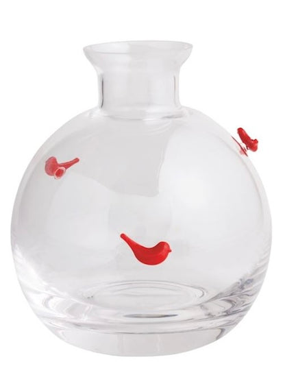 Christmas Glass Icon Bud Vases