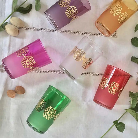 Mandela Tea Glasses S/6