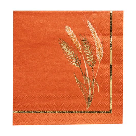 Harvest Wheat Cocktail Napkin