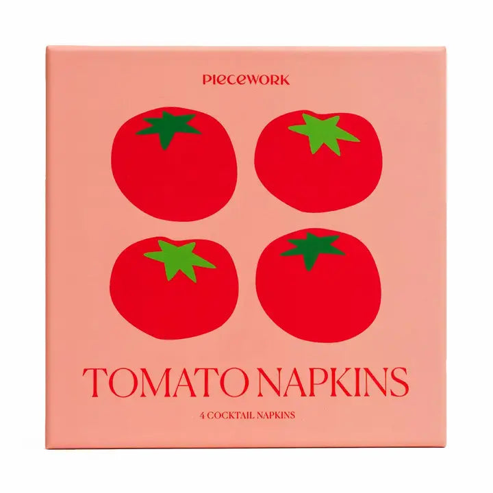 Tomato Cocktail Napkins S/4