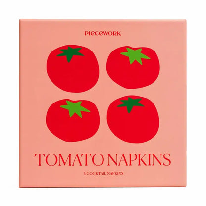 Tomato Cocktail Napkins S/4