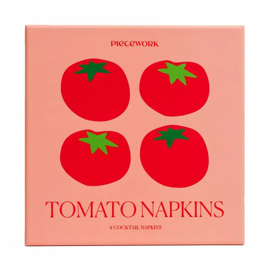 Tomato Cocktail Napkins S/4