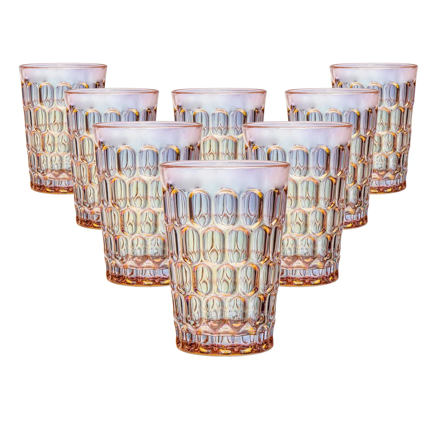 S/2 Pink Cyrstal Double Old Fashioned