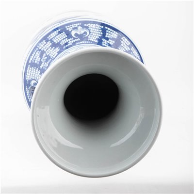 Antique Blue and White Vase 23"